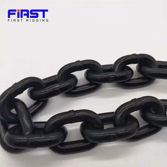 Enlace de conexión forjado flexible para cadena de amarre de carga